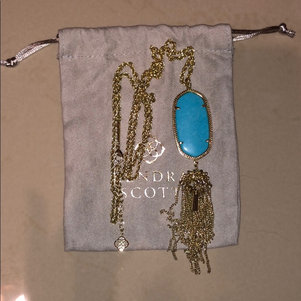 Kendra Scott Rayne Turquoise Necklace